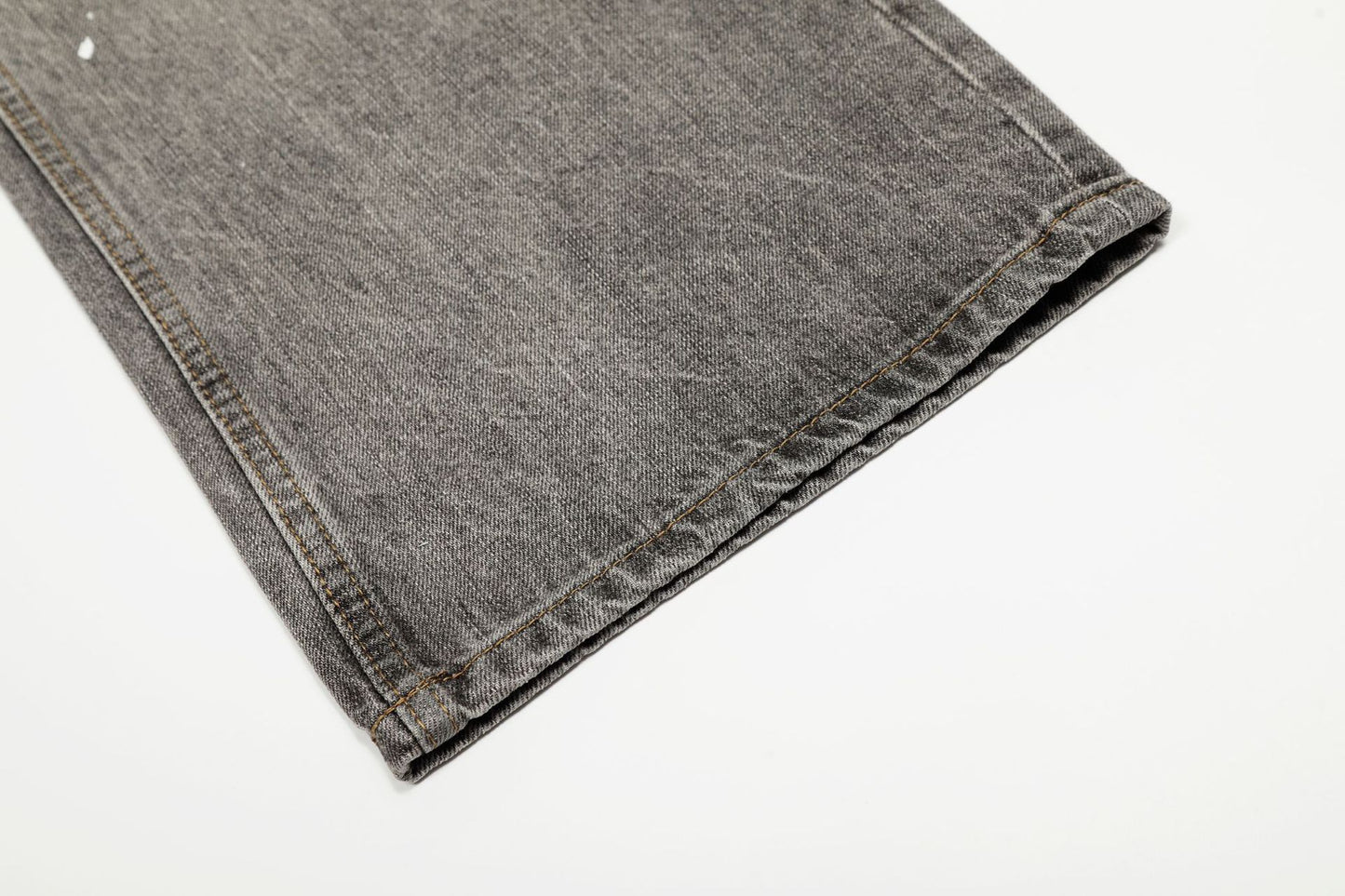 Dirty Washed Paint Wide Leg Denim Jeans WN25929