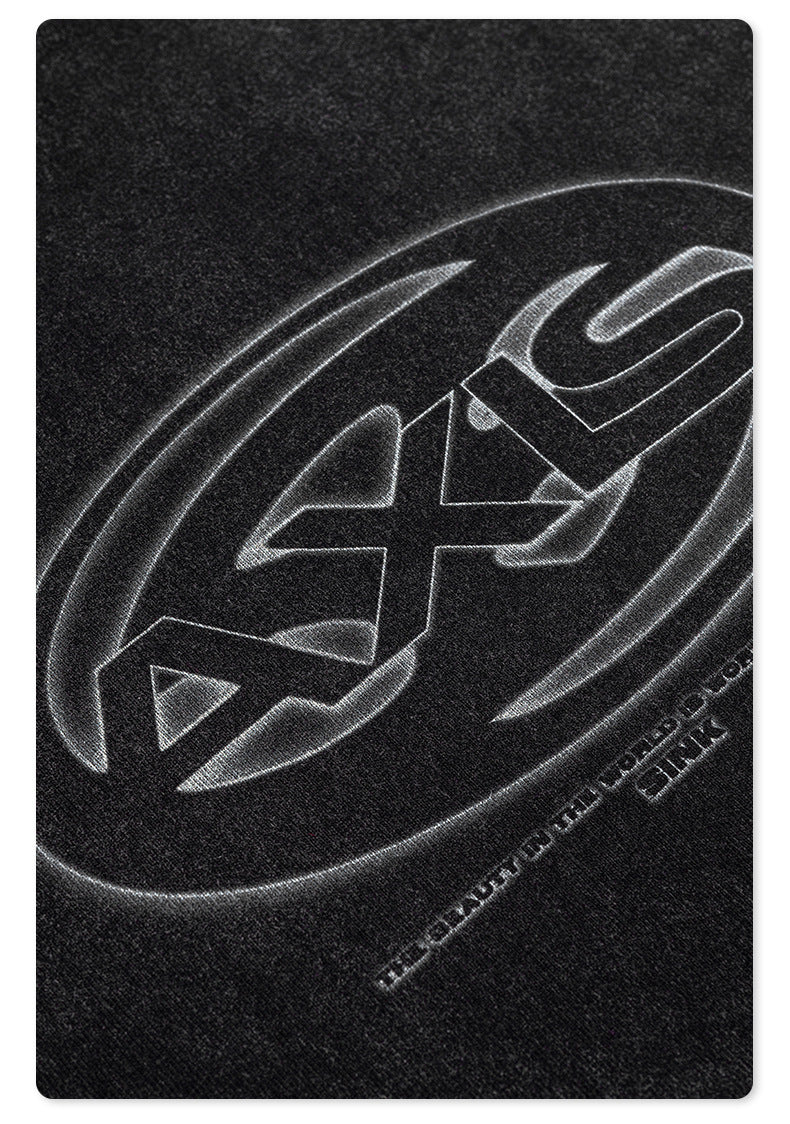 Whased Print Oversize Tank Top T-shirt WN6442