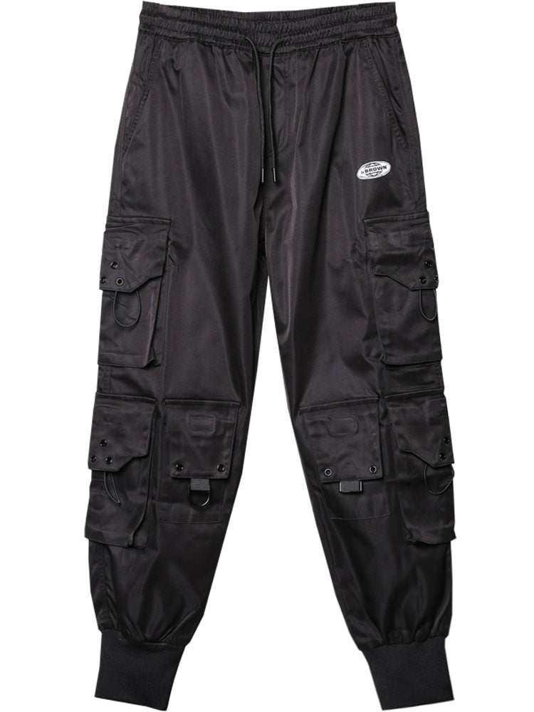 Functional Multi-Pocket Tactical Cuffed Cargo Pants WN22500