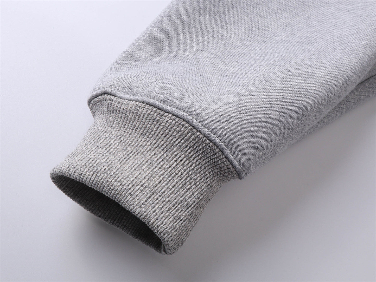 Letter Embroidery Oversize Zipper Hoodie WN11528