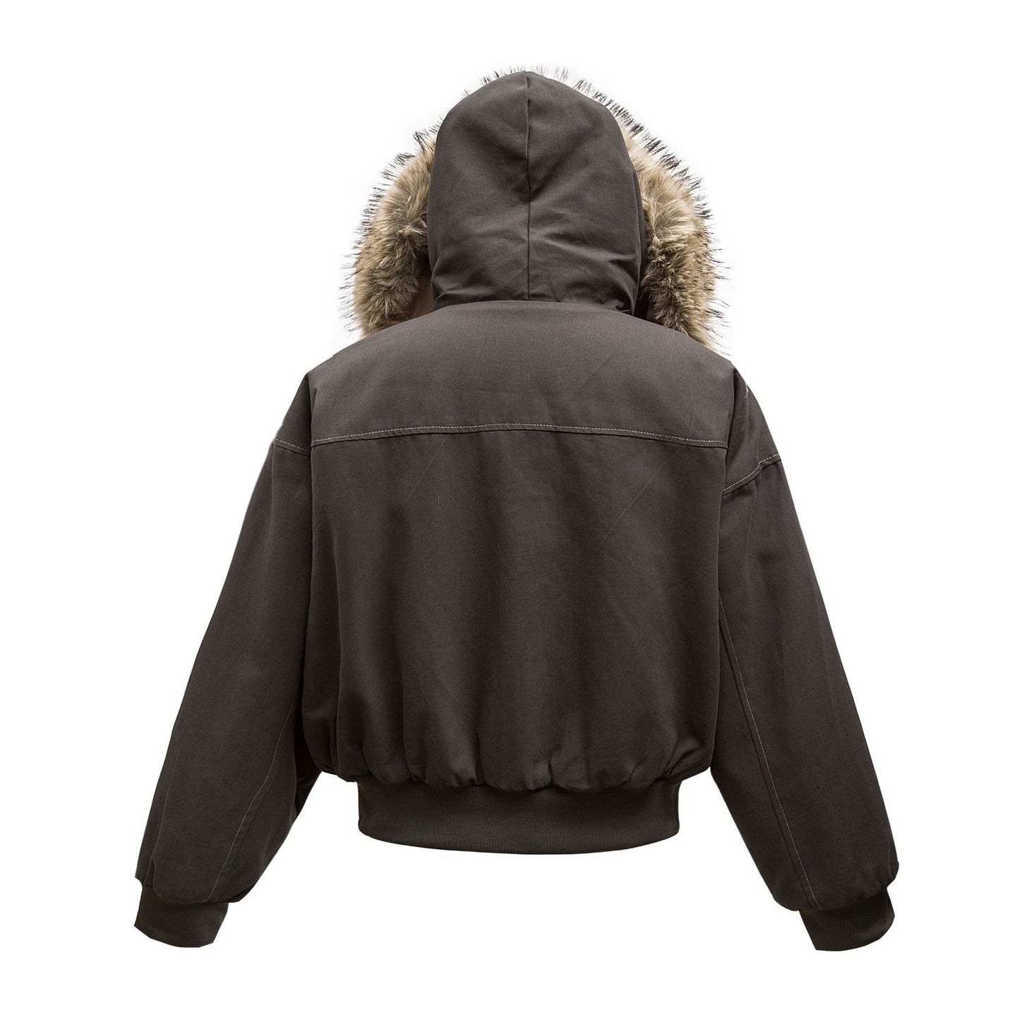 Fur Collar Sherpa-Lining Hooded Padded Jacket WN11334