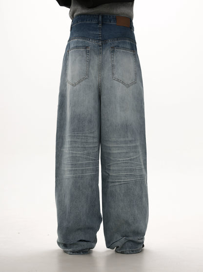 Wash Wide Leg Denim Jeans WN5642
