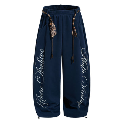 Sporty Curved Wide Leg Pants WN25690