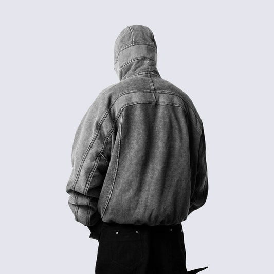 Eye-Opening Oversize Zipper Hoodie WN27936