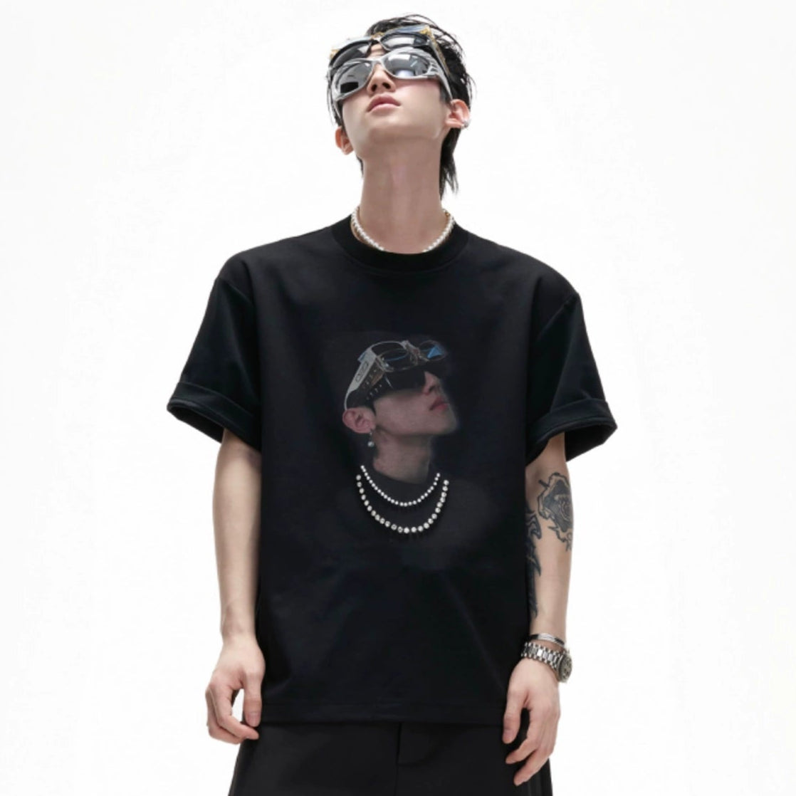 Pearl Art Print Short Sleeve T-Shirt WN20664