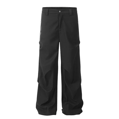 Wide-leg Straight Casual Paratrooper Pants WN5332