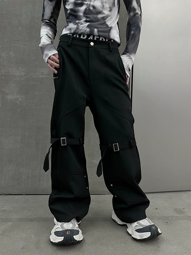 Straight-Leg Drawstring Pants WN10774