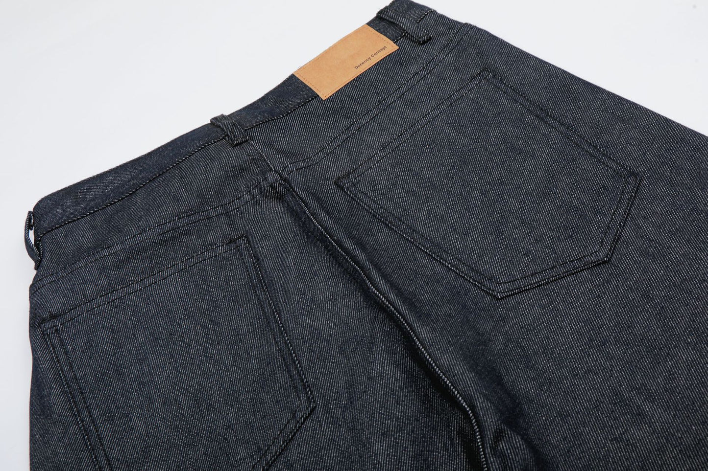 Button Fly Wide Leg Half Denim Jeans WN25941