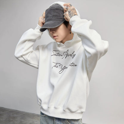Letter Print Oversize Hoodie WN21189