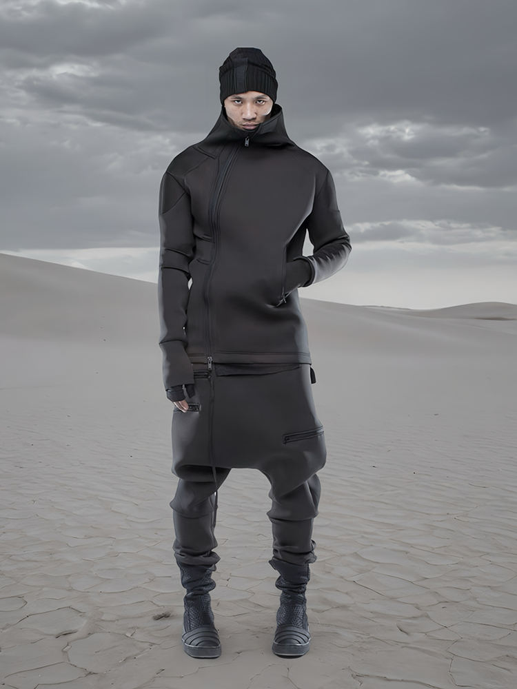 Deconstructed Drop-Crotch Pants WN21975