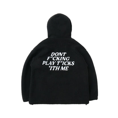 Graphic Letter Design Oversize Zipper Hoodie WN17780