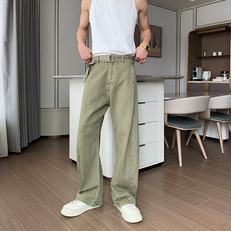 Straight Wide Leg Denim Jeans WN20401