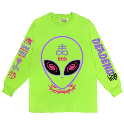 Graphic Letter Print Long Sleeve T-Shirt WN22282