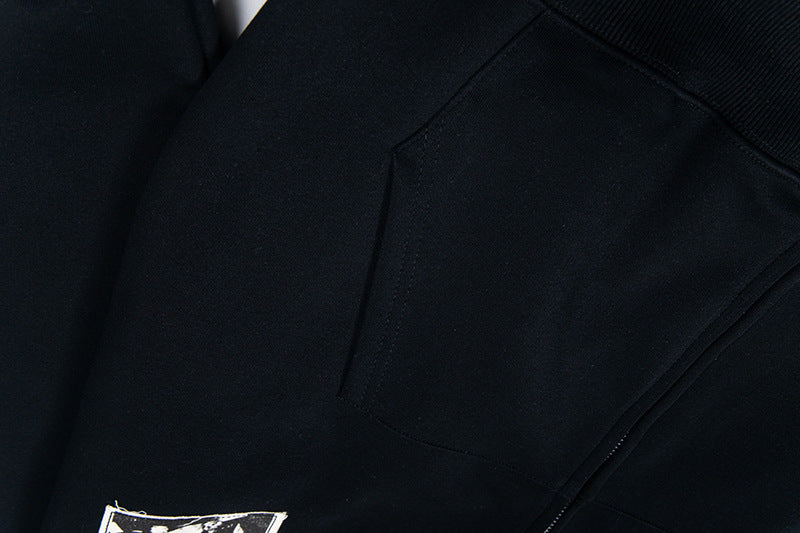 Portrait Patch Oversize Zipper Hoodie WN15033