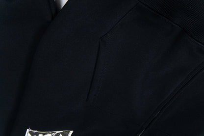 Portrait Patch Oversize Zipper Hoodie WN15033