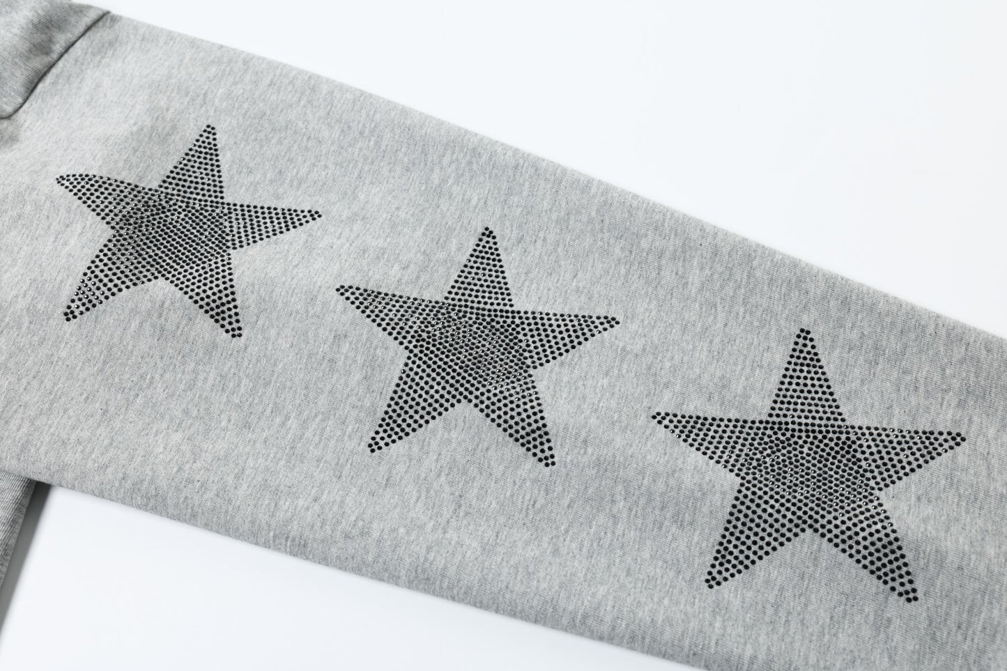 Star Rhinestone Letter Long Sleeve T-Shirt WN25591