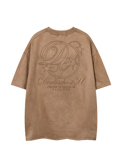 Faded Logo Print Short Sleeve T-Shirt WN25803