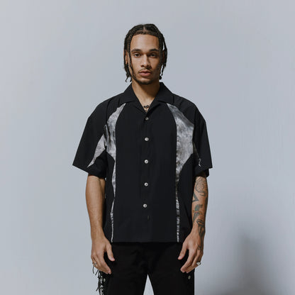 Graphic Design Oversize Short Sleeve Shirt WN17625