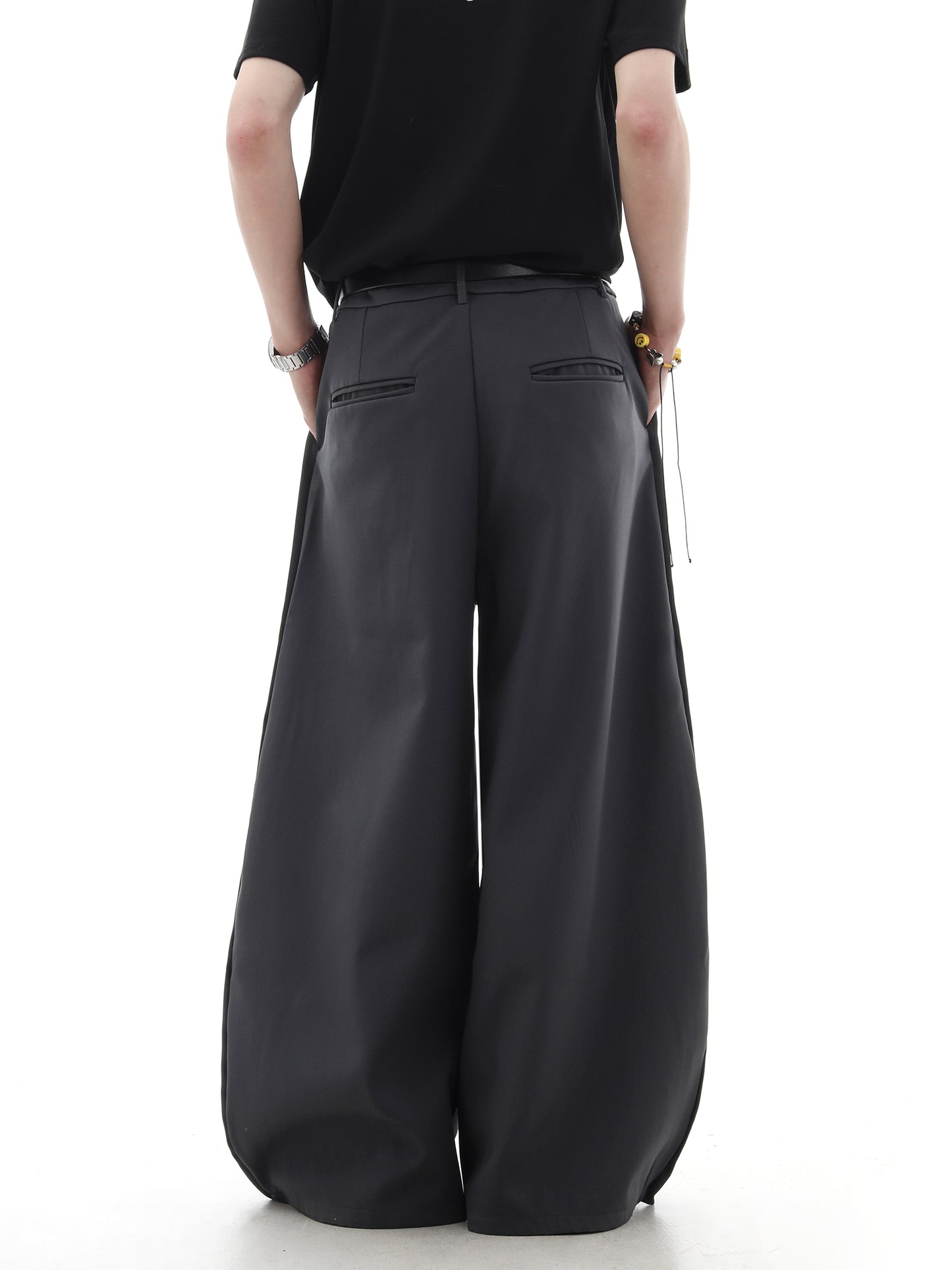 Drape Wide-Leg Trousers WN15736