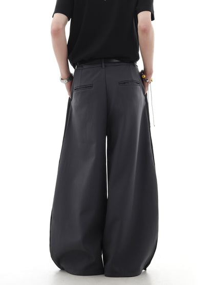 Drape Wide-Leg Trousers WN15736