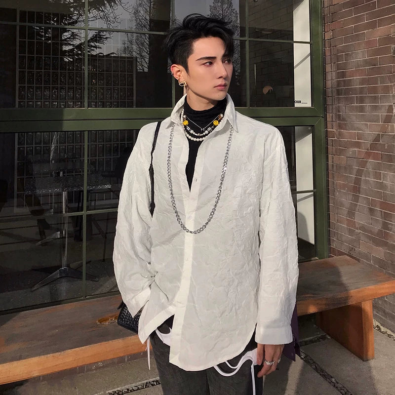 WN25142 Yang Yifan trendy brand necklace, versatile and personalized men's necklace, pendant, hip-hop street pearl chain pendant, accessory, women's trendy style WN25142