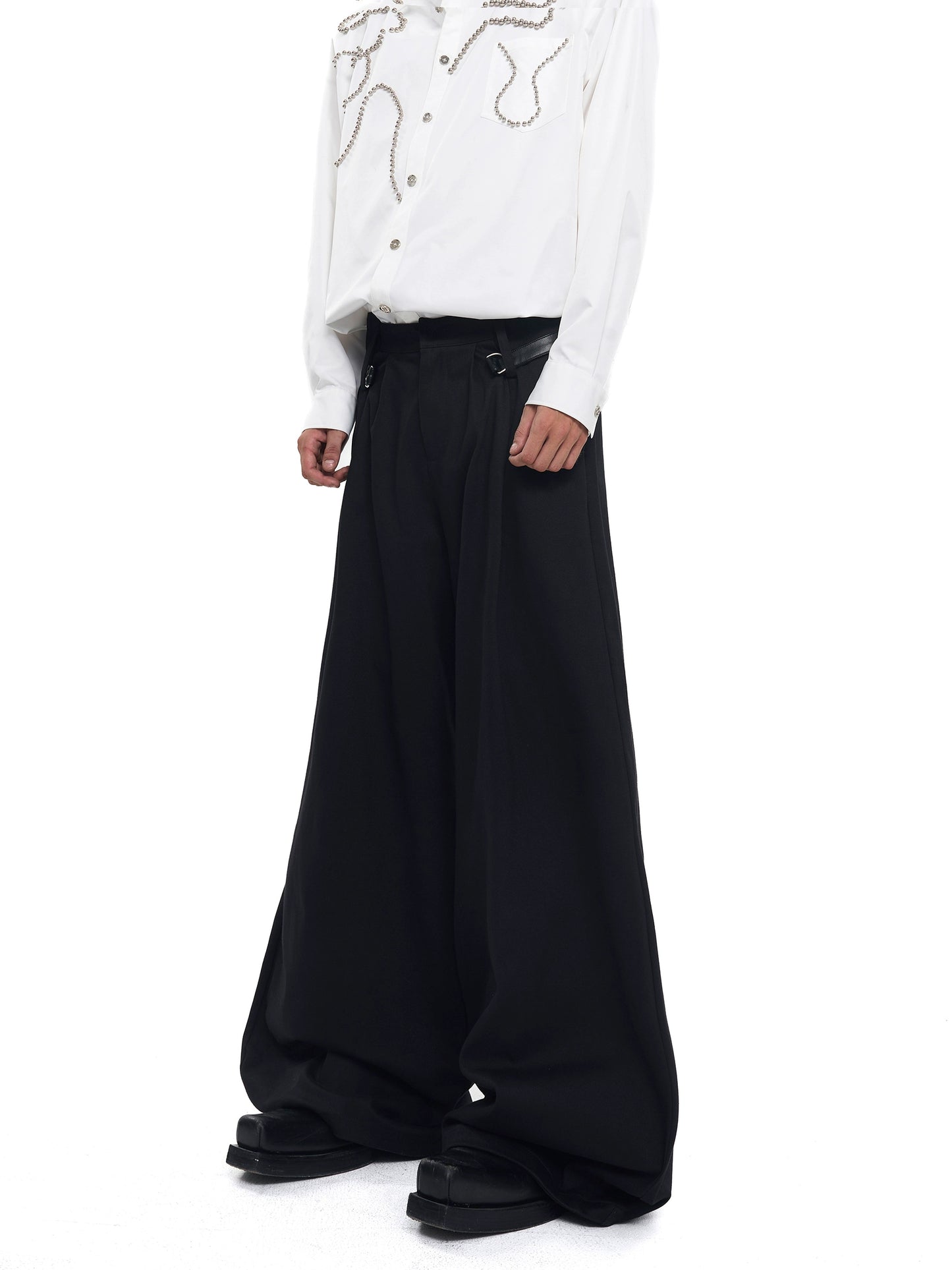 Simple Wide Leg Trousers WN20377