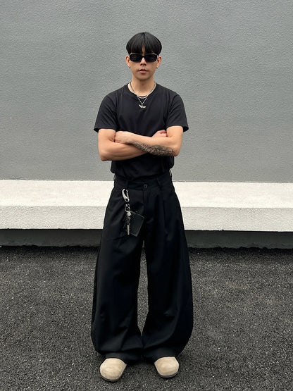 Draping Wide Leg Trousers WN19398