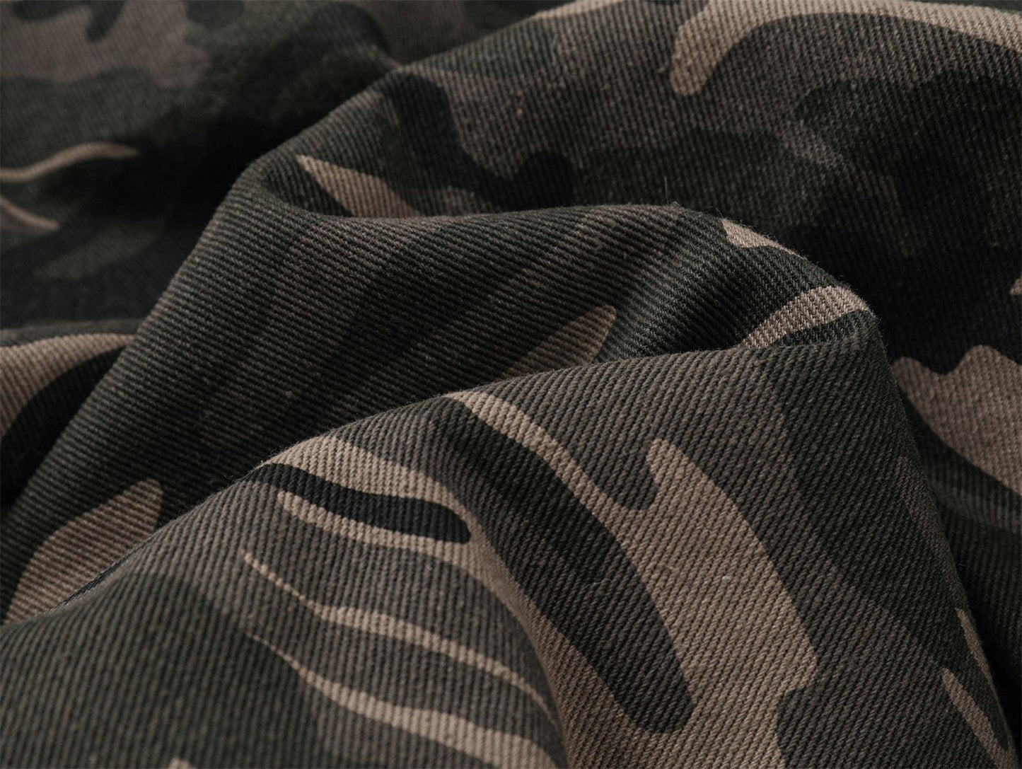 Camouflage Fur Collar Hooded Padded Jacket WN11555