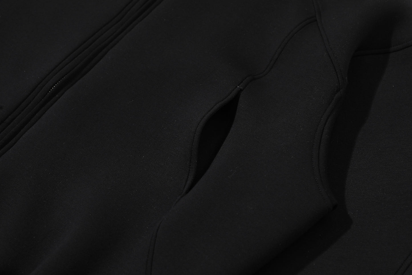 Oversize Simple Zipper Hoodie WN13126