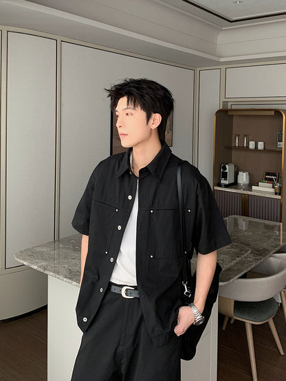 Denim Short Sleeve Shirt & Denim Jeans Setup WN20411