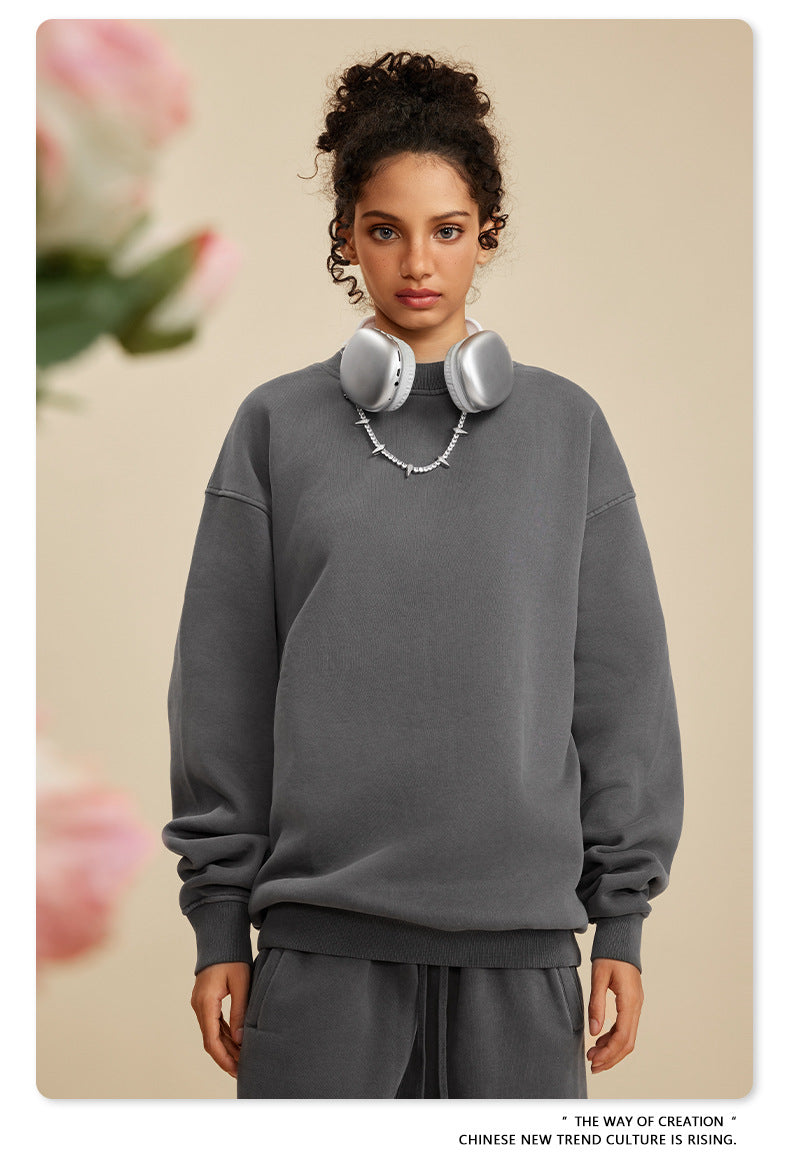Oversize Washed Sweatshirt WN6028