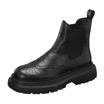 Platform Lug Sole Chelsea Boots WN24825