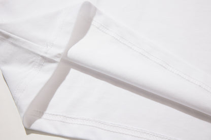 Letter Embroidery Short Sleeve T-Shirt WN25989