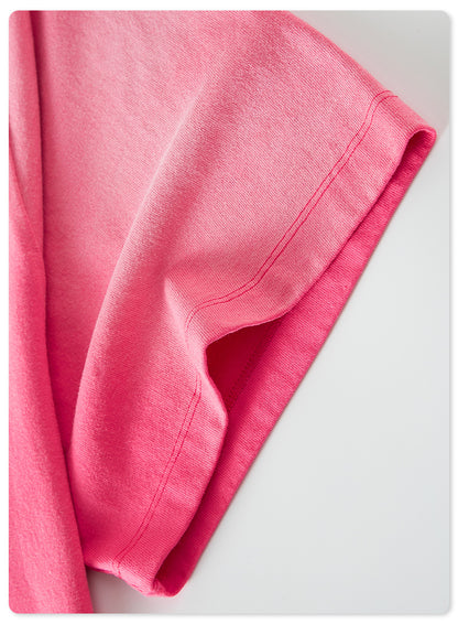 Washed Oversize Short-sleeve T-shirt WN6443