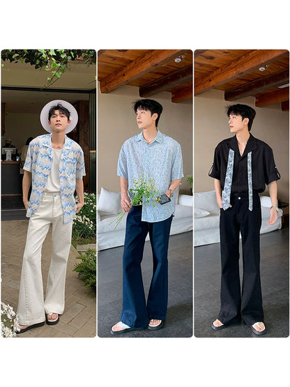 Cotton Flare Denim Jeans WN20413