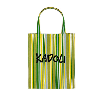 Letter Print Canvas Shoulder Tote Bag WN20204