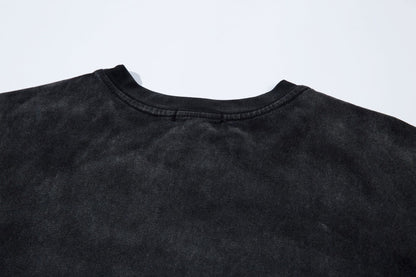 Damage Wash Heavyweight Oversize Short Sleeve T-Shirt WN16115