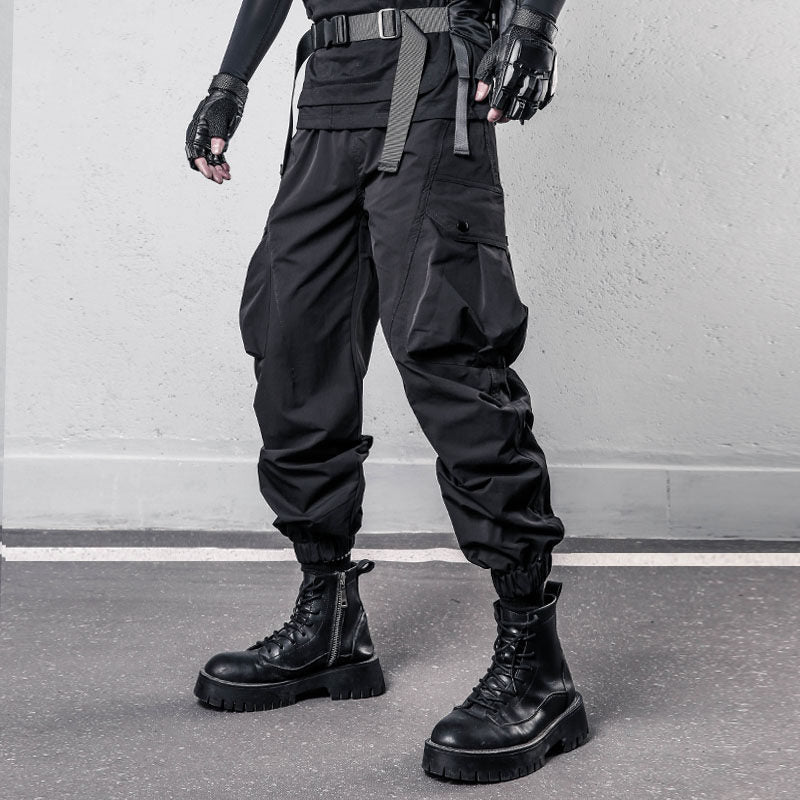 Functional Multi-Pocket Quick-Dry Cuffed Cargo Pants WN22579