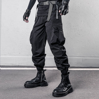 Functional Multi-Pocket Quick-Dry Cuffed Cargo Pants WN22579