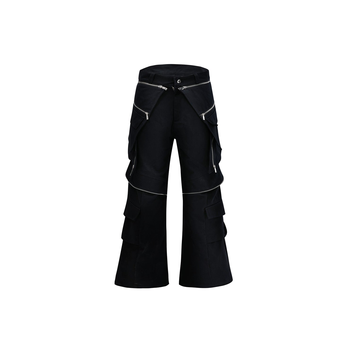 Metal Zipper Design Cargo Pants WN6479