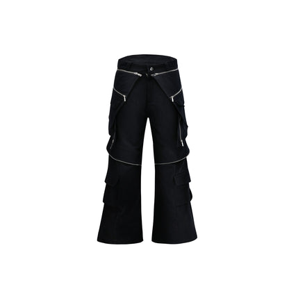 Metal Zipper Design Cargo Pants WN6479