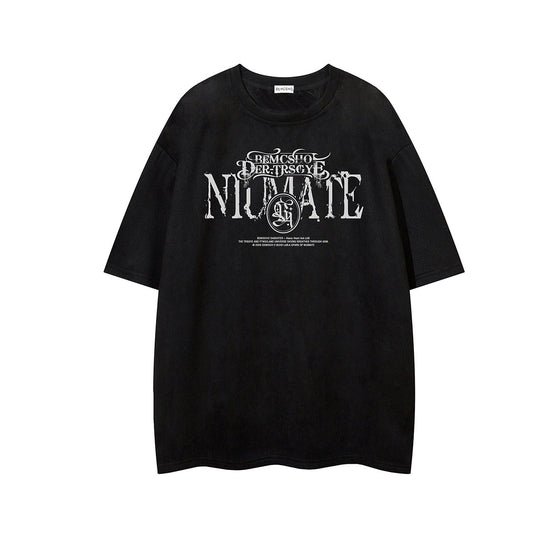 Washed Logo Print Short Sleeve T-Shirt WN25549
