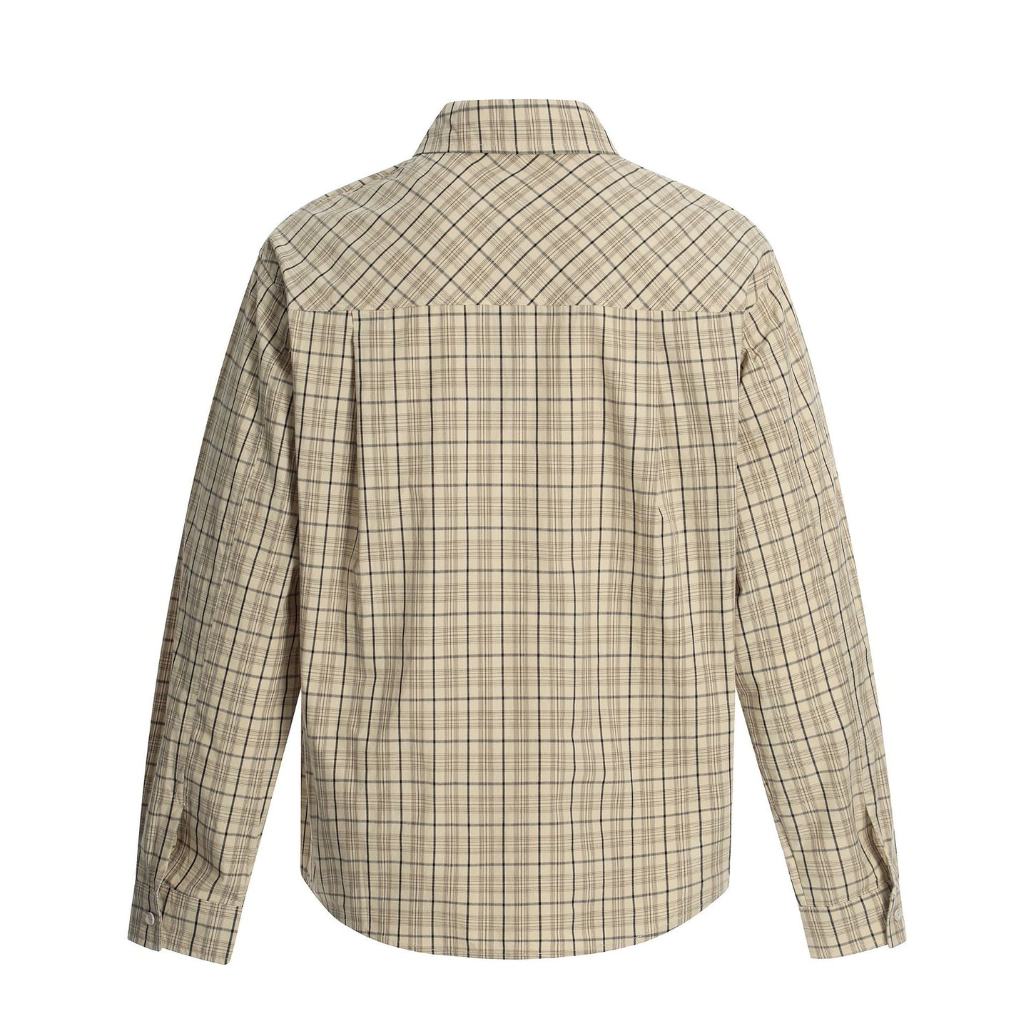 Plaid Letter Print Long Sleeve Shirt WN25410