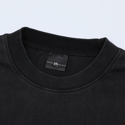 Plain Washed Oversize Short Sleeve T-Shirt WN18585