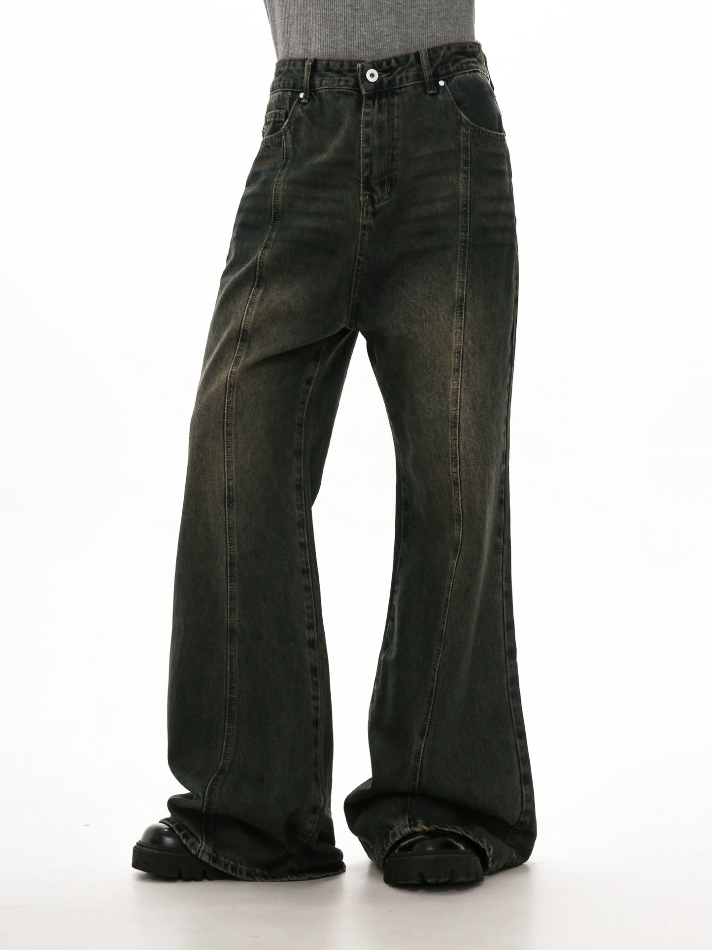Wash Flare Denim Jeans WN5647