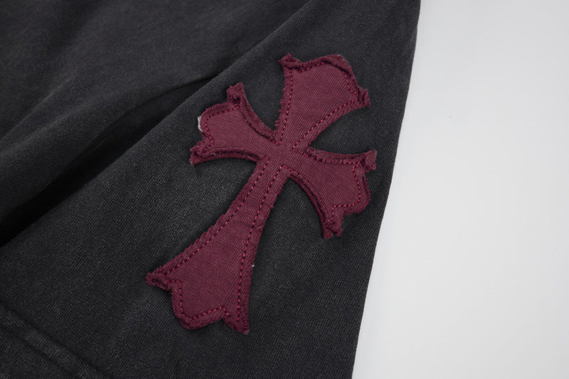 Washed Cross Logo Short Sleeve T-Shirt WN25796