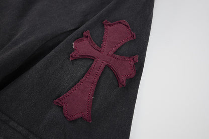 Washed Cross Logo Short Sleeve T-Shirt WN25796