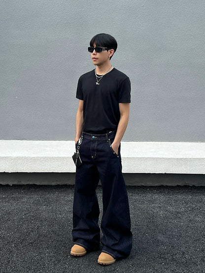 Wide Leg Denim Jeans WN21458