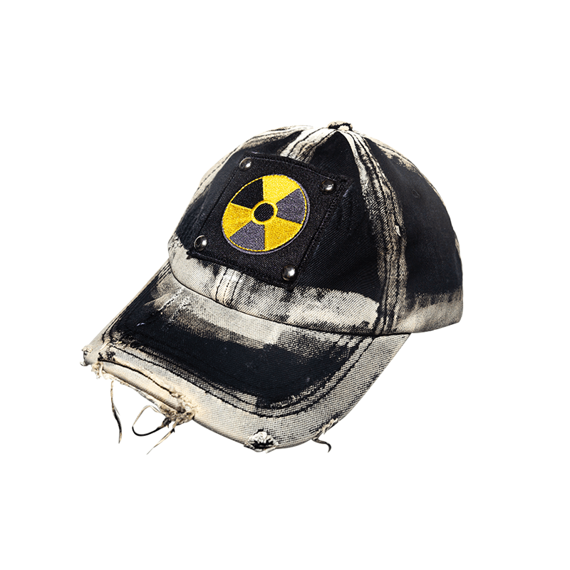 Damage Safety Pin Embroidery Cap WN21086