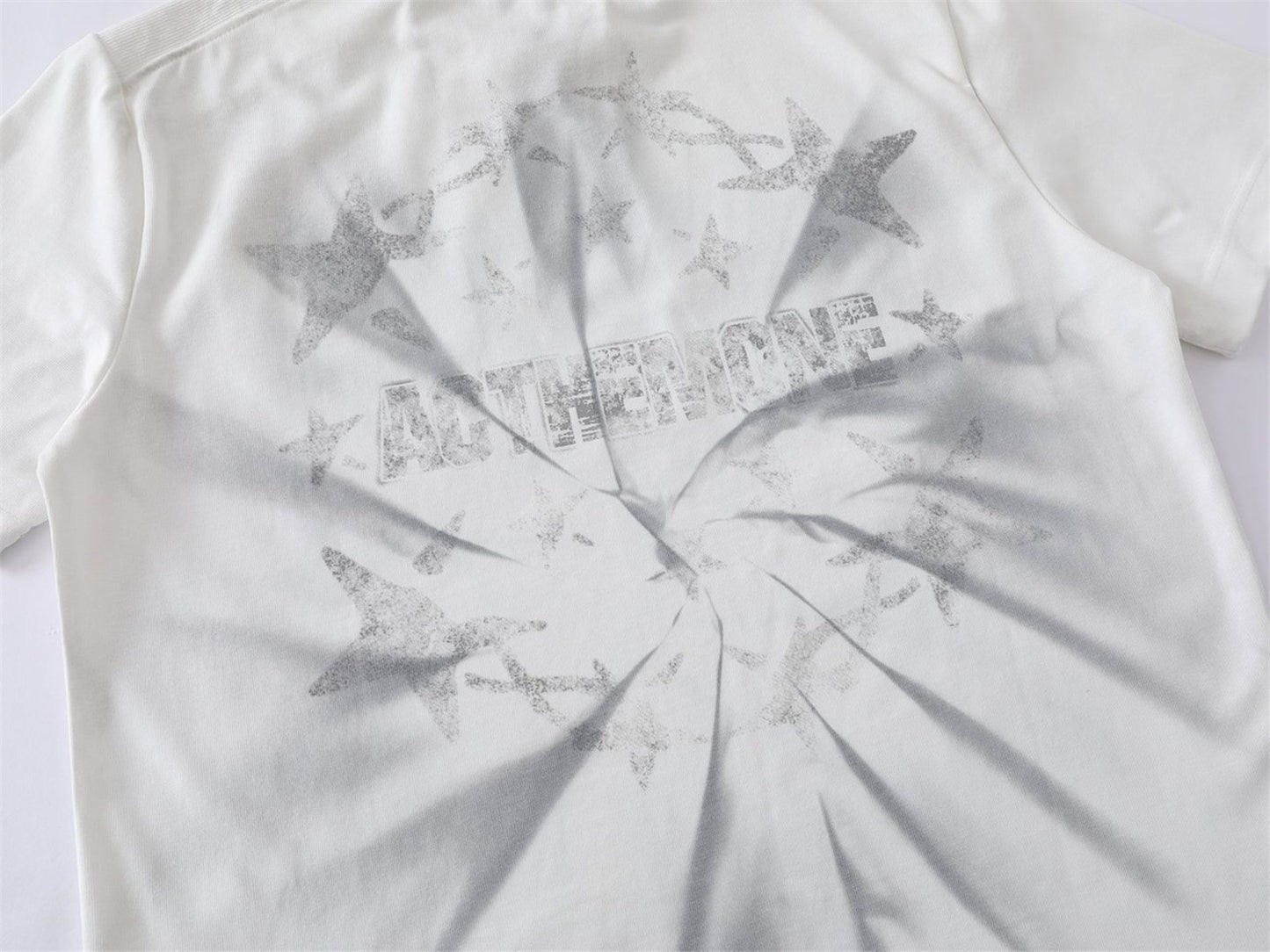 Spiral Letter Short Sleeve T-Shirt WN26779